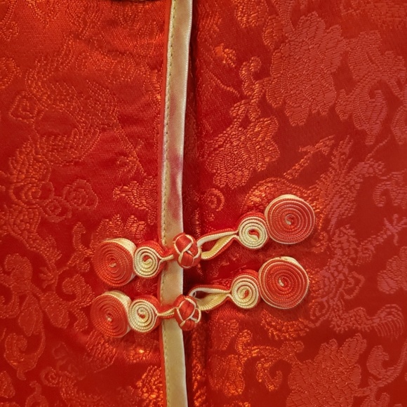 Elegant Silky Chinese Dress - Picture 5 of 8